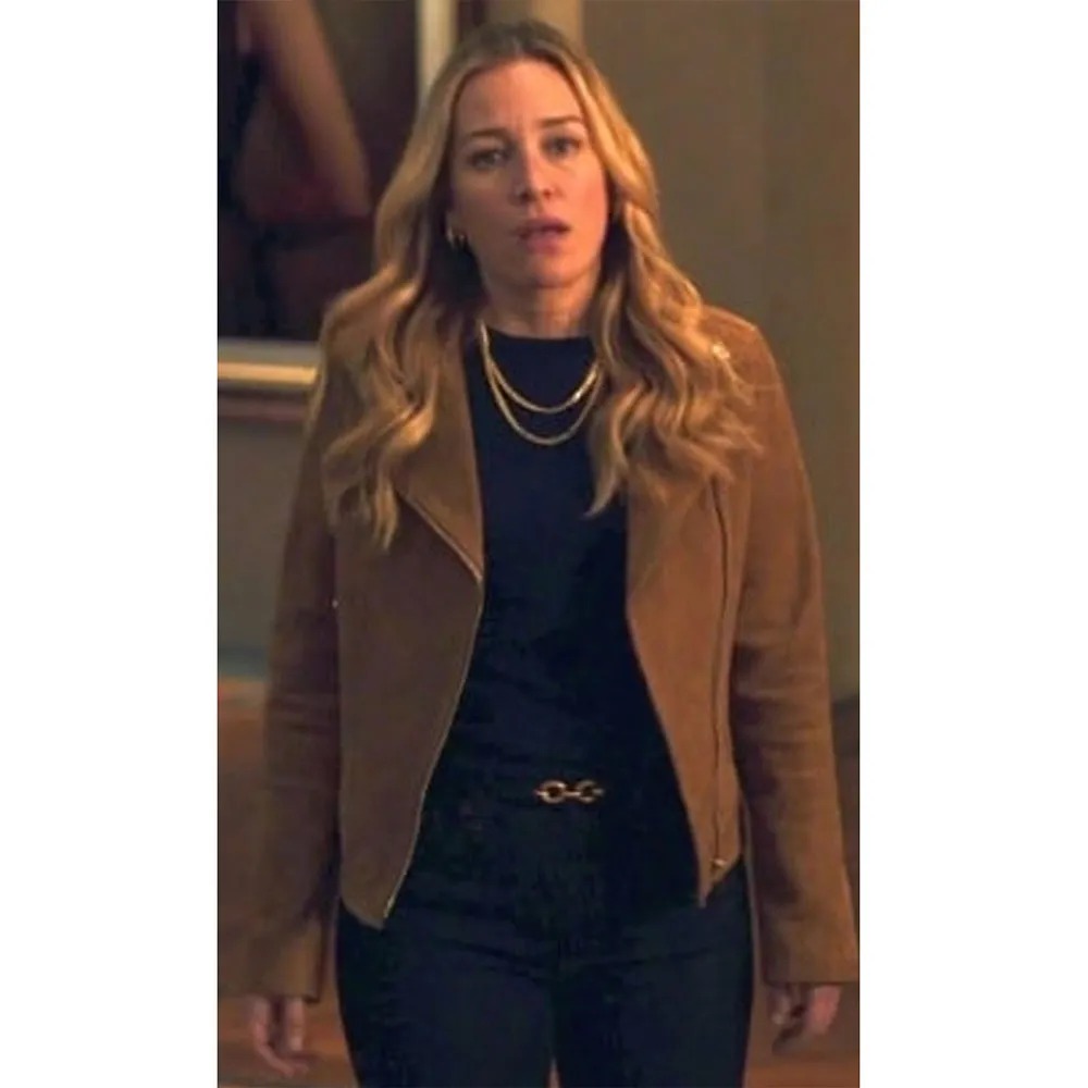 billions-season-7-piper-perabo-brown-suede-jacket