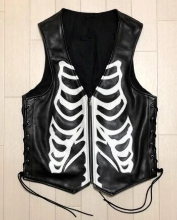 bone-black-leather-vest