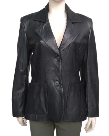 lisa-fittko-leather-blazer