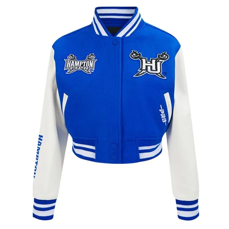 womens-hampton-university-cropped-varsity-jacket