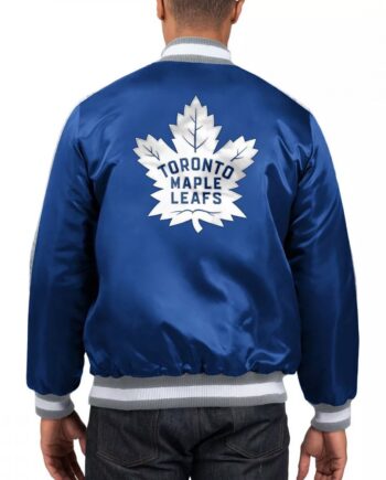 Toronto Maple Leafs blue Varsity Jacket