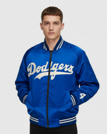 1947-50 Brooklyn Dodgers Royal Varsity Satin Jacket