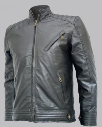 Bourne Legacy Black Leather Jacket