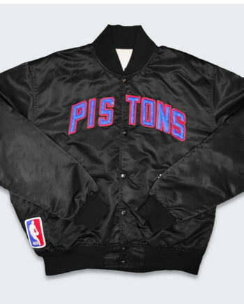 80’s Detroit Pistons Black Jacket