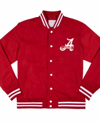 Alabama Crimson Tide Arched Red Bomber Jacket