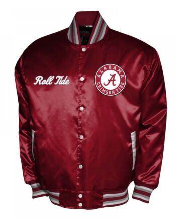 Alabama Crimson Tide Club Satin Jacket