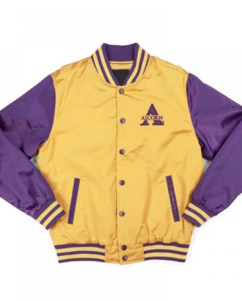 Alcorn State Gold and Purple Baseball Jacket