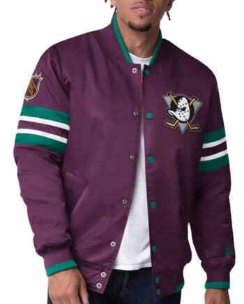 Anaheim Ducks Purple Scout Jacket