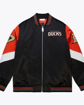 Anaheim Ducks Throw It Back Heavyweight Satin Jacket