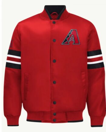 Arizona Diamondbacks Scout I Red Satin Jacket