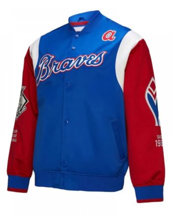 Atlanta Braves Cooperstown Team Origins Satin Jacket