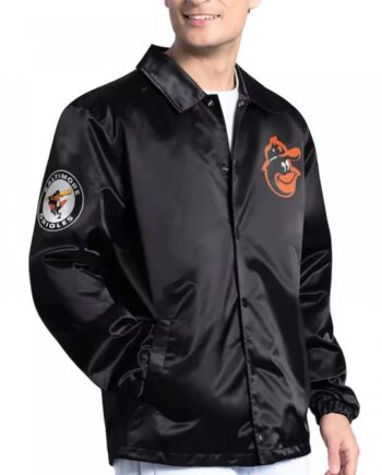 Baltimore Orioles Point Man Coaches Black Jacket