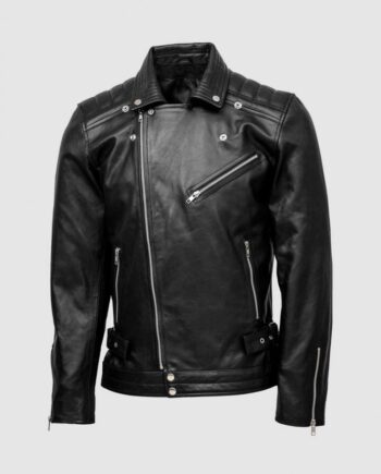 Biker Quilted Leather Jacket