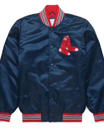 Boston Red Sox Classic Navy Satin Jacket