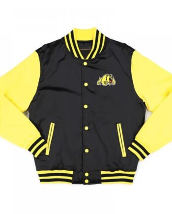 Bowie State Black and Gold Baseball Jacket