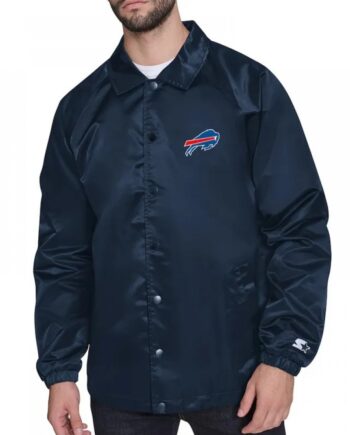 Buffalo Bills Retro Logo Coaches Jacket