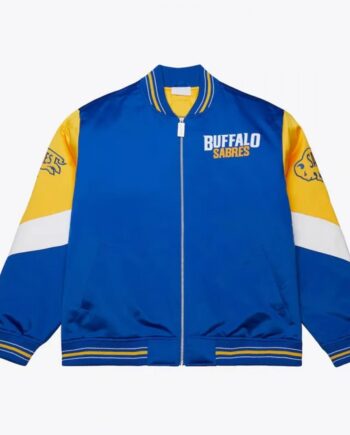 Buffalo Sabres Throw It Back Heavyweight Satin Jacket