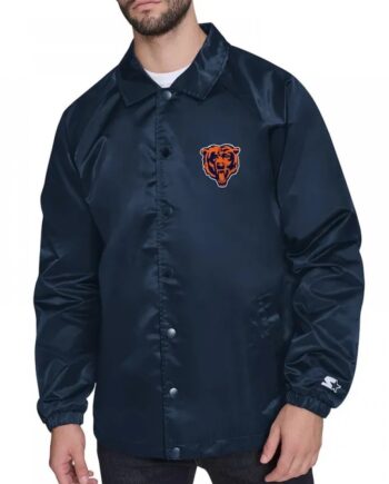 Chicago Bears Retro Logo Coaches Jacket