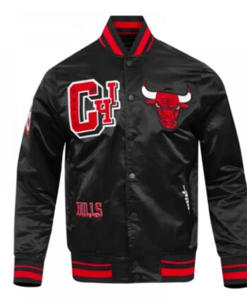 Chicago Bulls Best of Classic Rib Satin Jacket