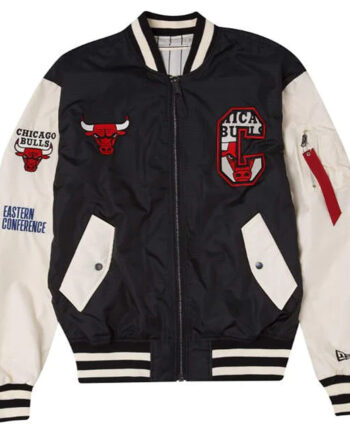 Chicago Bulls New Era Bomber Jacket