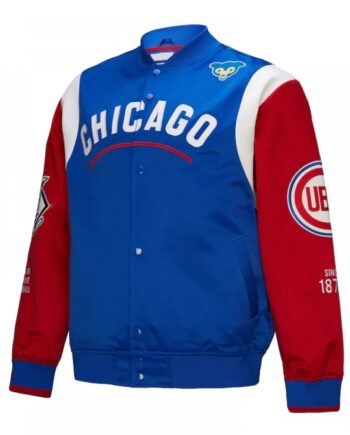Chicago Cubs Cooperstown Team Origins Satin Jacket