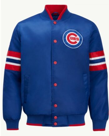 Chicago Cubs Scout I Royal Satin Jacket