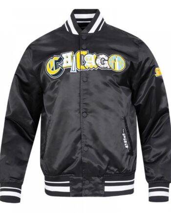 Chicago Sky City Ransom Classic Rib Satin Jacket