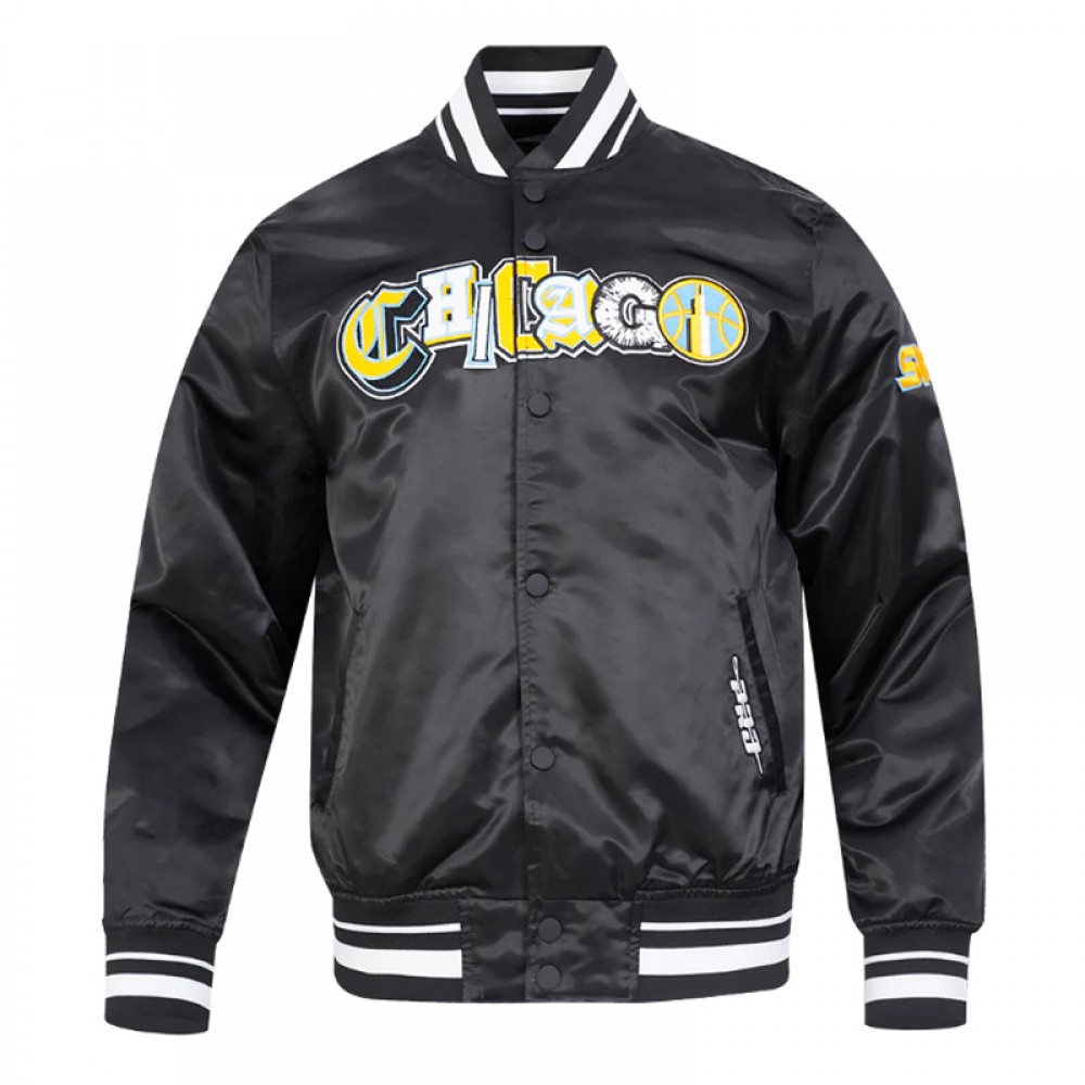 Chicago Sky City Ransom Classic Rib Satin Jacket
