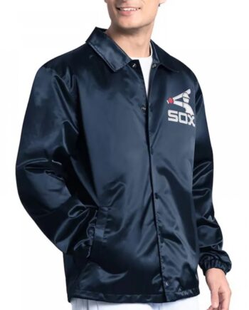 Chicago White Sox Point Man Coaches Navy Jacket