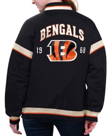 Cincinnati Bengals Tournament Black Varsity Jacket