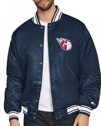 Cleveland Guardians Home Plate Printed Graphic Jacket