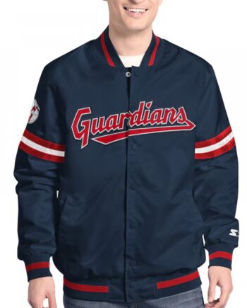 Cleveland Guardians Varsity Scout Satin Jacket