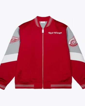 Detroit Red Wings Throw It Back Heavyweight Satin Jacket