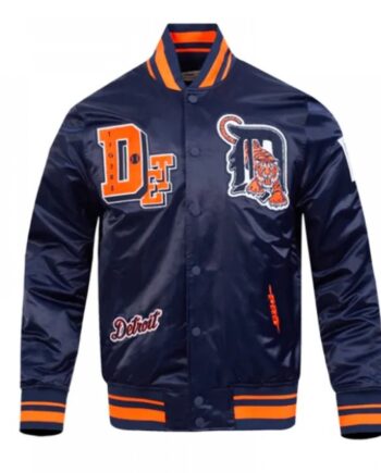 Detroit Tigers Best of Classic Rib Satin Jacket