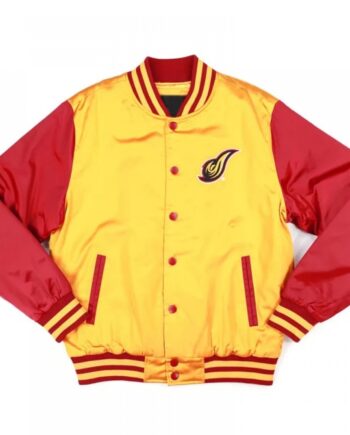 District of Columbia Gold and Red Baseball Jacket