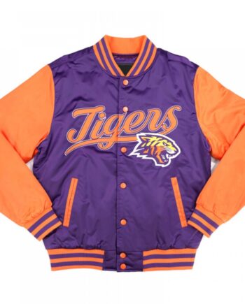 Edward Waters Tigers Purple and Orange Jacket