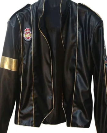Elizabeth Taylor Michael Jackson Tribute Leather Jacket