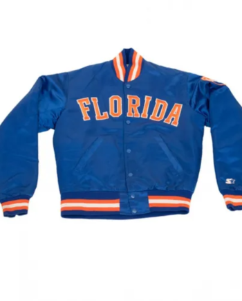 Florida Gators Blue Satin Jacket