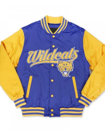 Fort Valley State Wildcats Blue and Gold Jacket