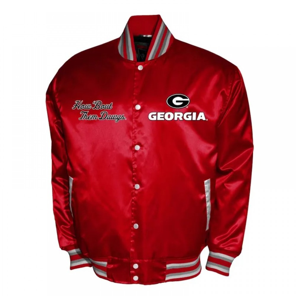 Franchise Club Georgia Bulldogs Satin Jacket