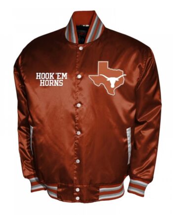 Franchise Club Texas Longhorns Varsity Satin Jacket