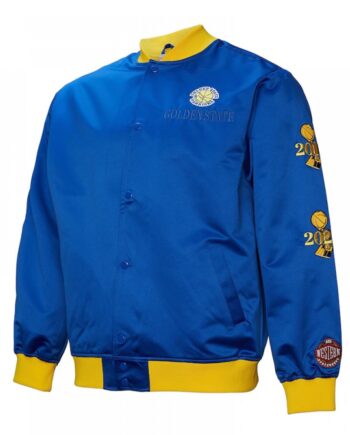 Golden State Warriors OG 3.0 Lightweight Royal Satin Jacket