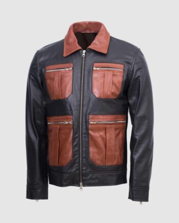 Guarda Vintage Stylish Biker Leather Jacket Men