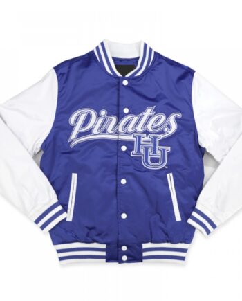 Hampton University Blue and White Jacket