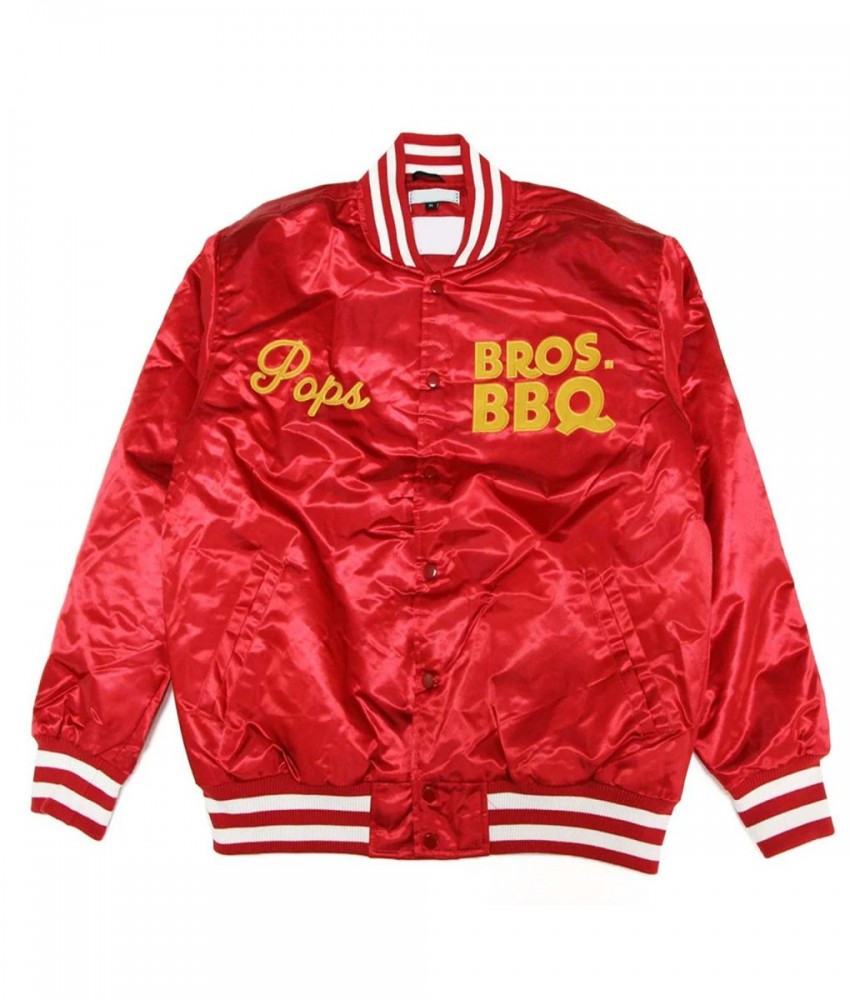Headgear Classics Bros Bbq Red Satin Jacket