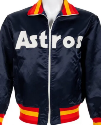Houston Astros 1980’s Bomber Satin Jacket