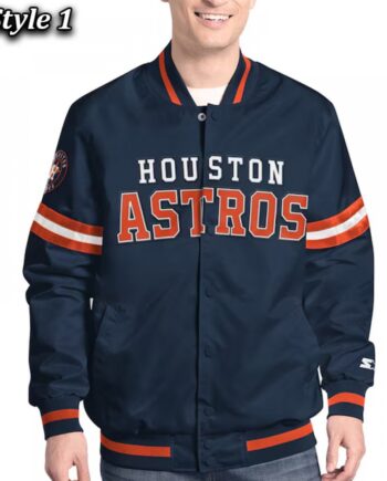 Houston Astros Varsity Scout Satin Jacket