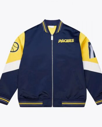 Indiana Pacers Throw It Back Heavyweight Satin Jacket
