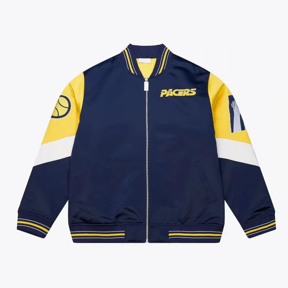 Indiana Pacers Throw It Back Heavyweight Satin Jacket