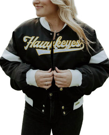 Iowa Hawkeyes Miles Swipe Varsity Jacket